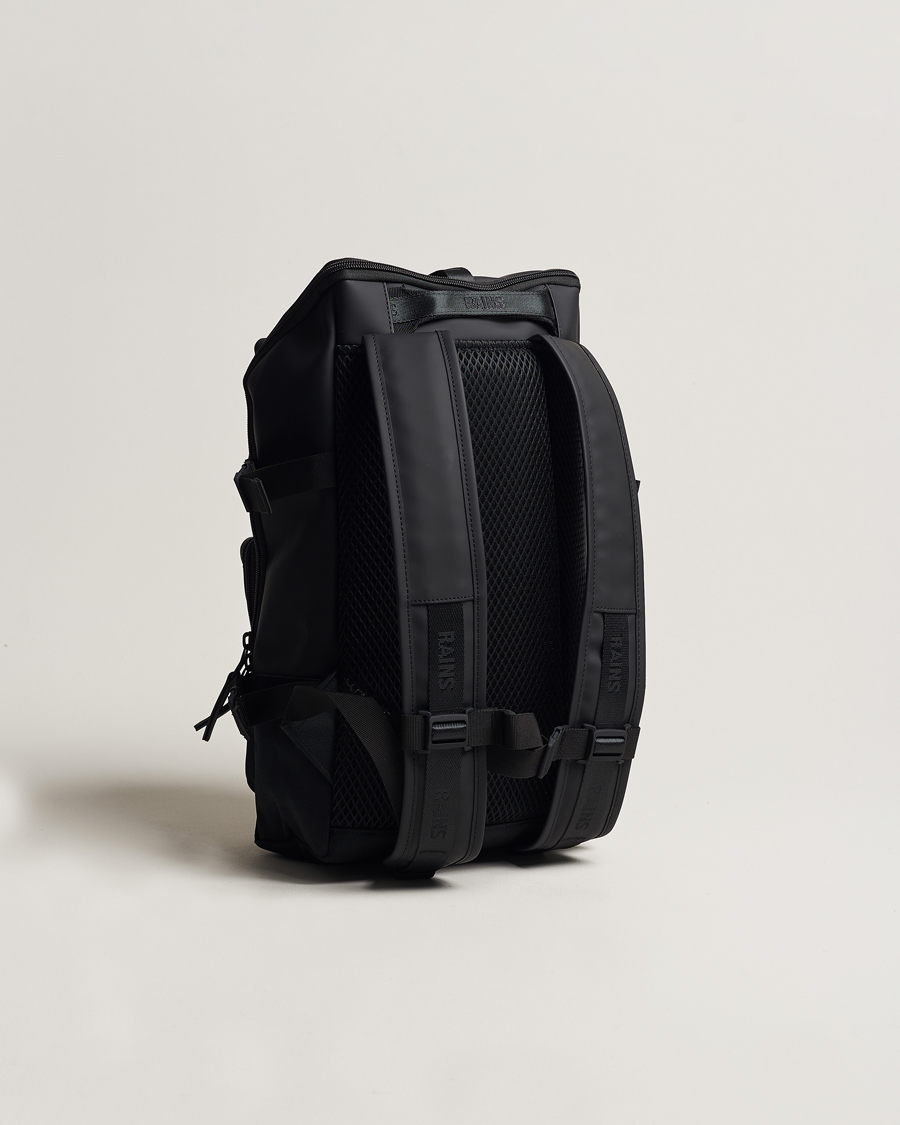 Men | Bags | RAINS | Trail Cargo Backpack Black