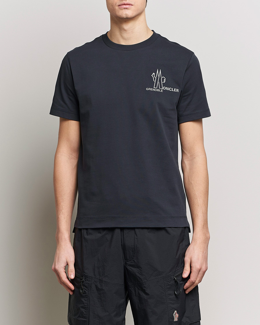 Men |  | Moncler Grenoble | Short Sleeve T-Shirt Navy