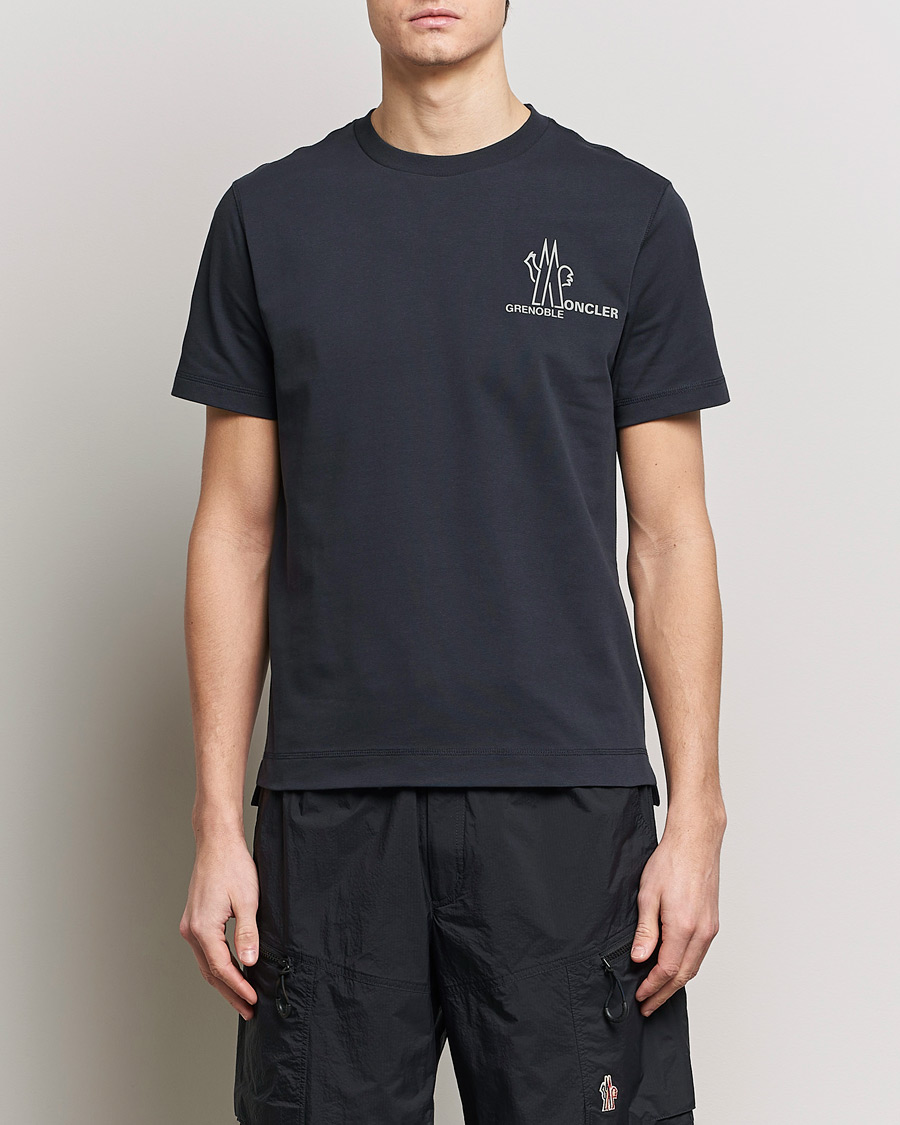 Men | T-Shirts | Moncler Grenoble | Short Sleeve T-Shirt Navy