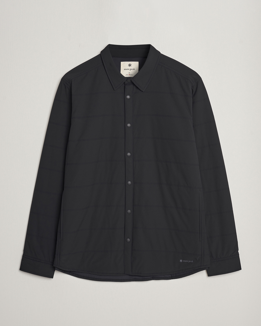 Men | Coats & Jackets | Snow Peak | Flexible Insulated Shirt Black