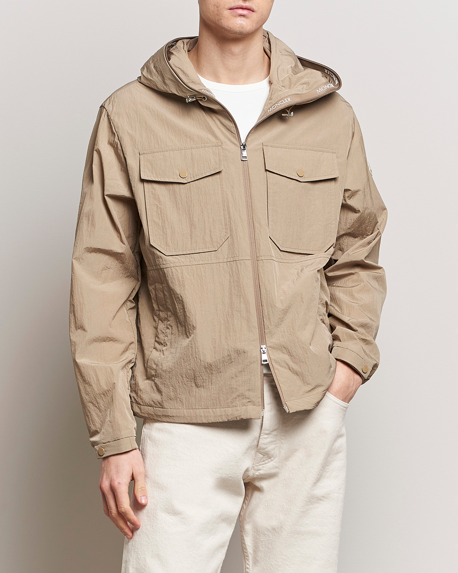 Men | Coats & Jackets | Moncler | Plessur Hooded Field Jacket Beige