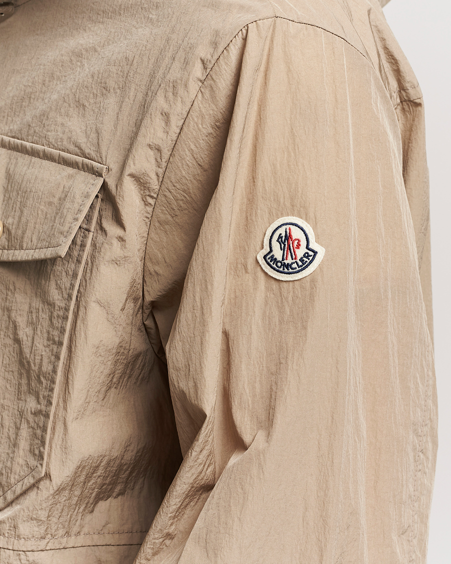 Moncler Plessur Hooded Field Jacket Beige at CareOfCarl.com