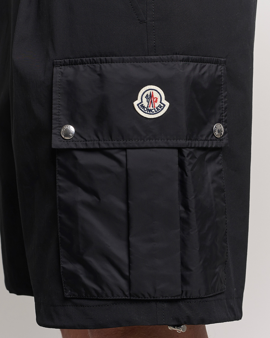 Men | Shorts | Moncler | Cotton Cargo Shorts Black
