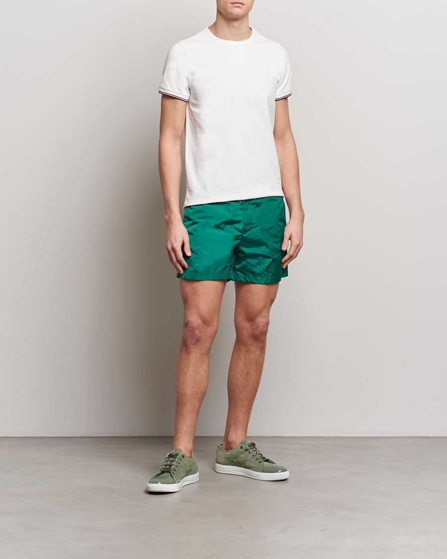 Men | Swimwear | Moncler | Nylon Swim Shorts Emerald Green