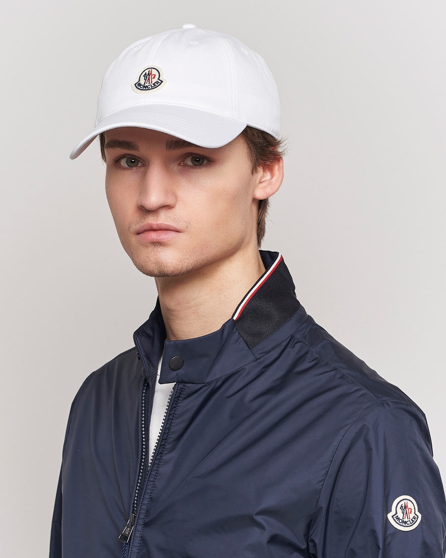 Men | Moncler Baseball Cap White | Moncler | Baseball Cap White