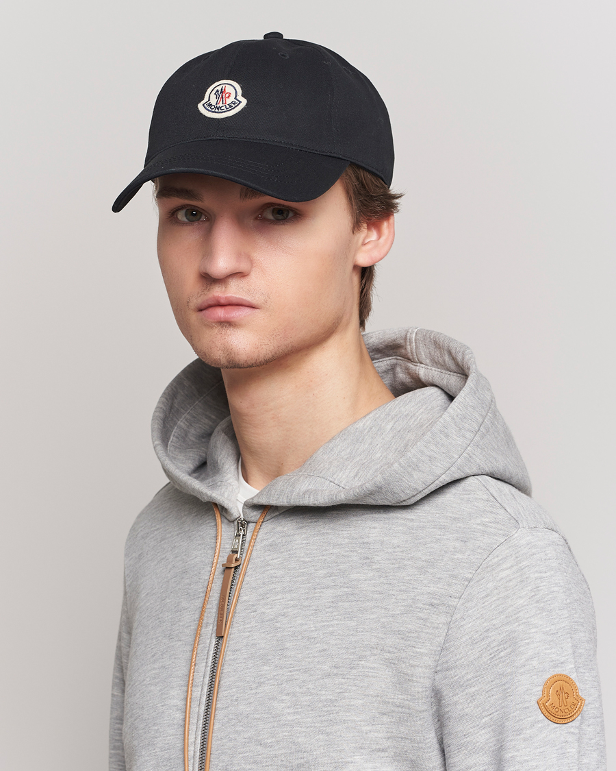 Men | Moncler Baseball Cap Black | Moncler | Baseball Cap Black