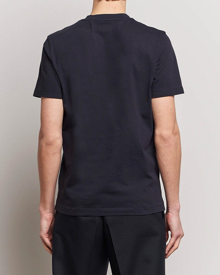 Men | T-Shirts | Moncler | Lettering Logo T-Shirt Navy