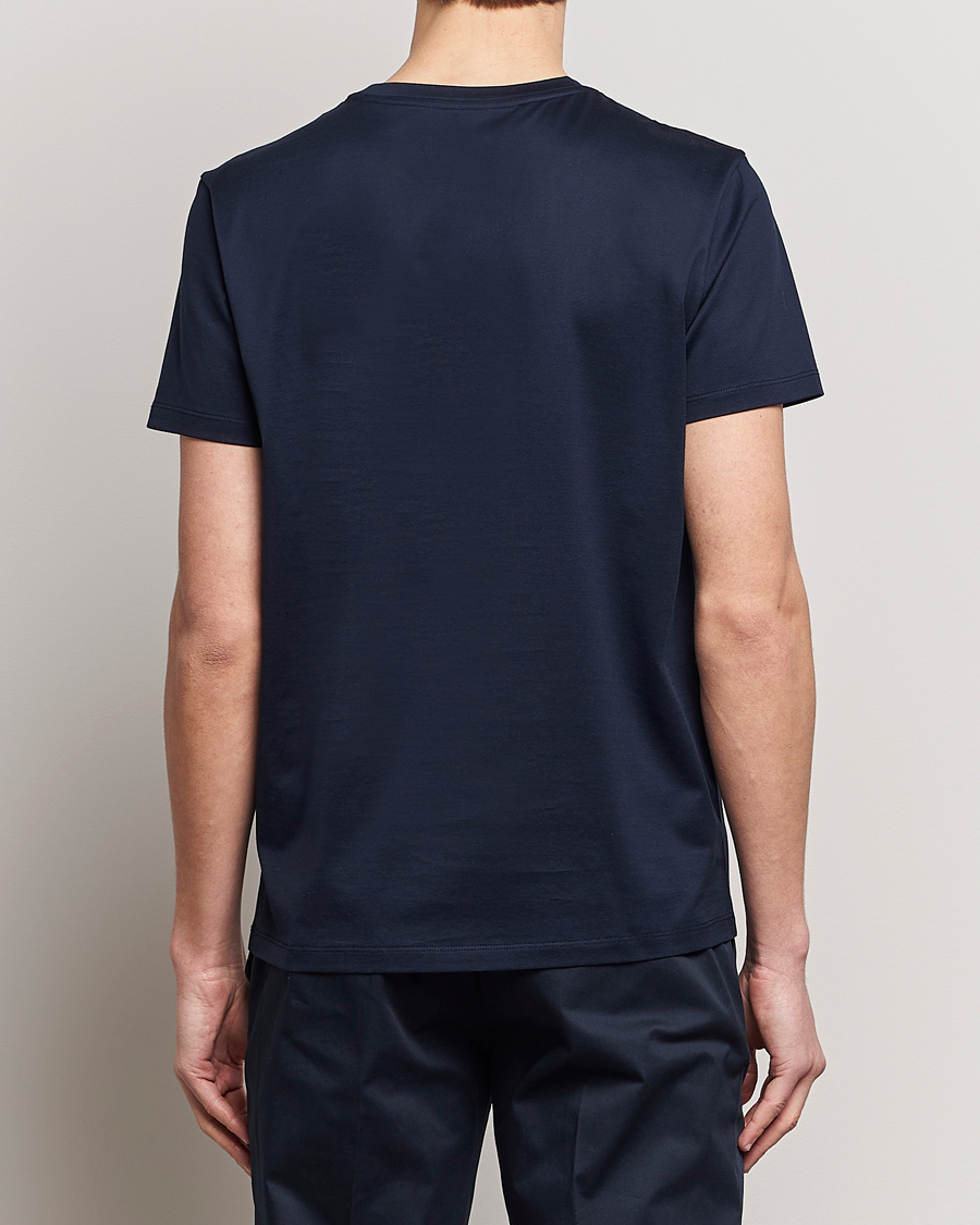 Men | T-Shirts | Moncler | Double Logo T-Shirt Navy
