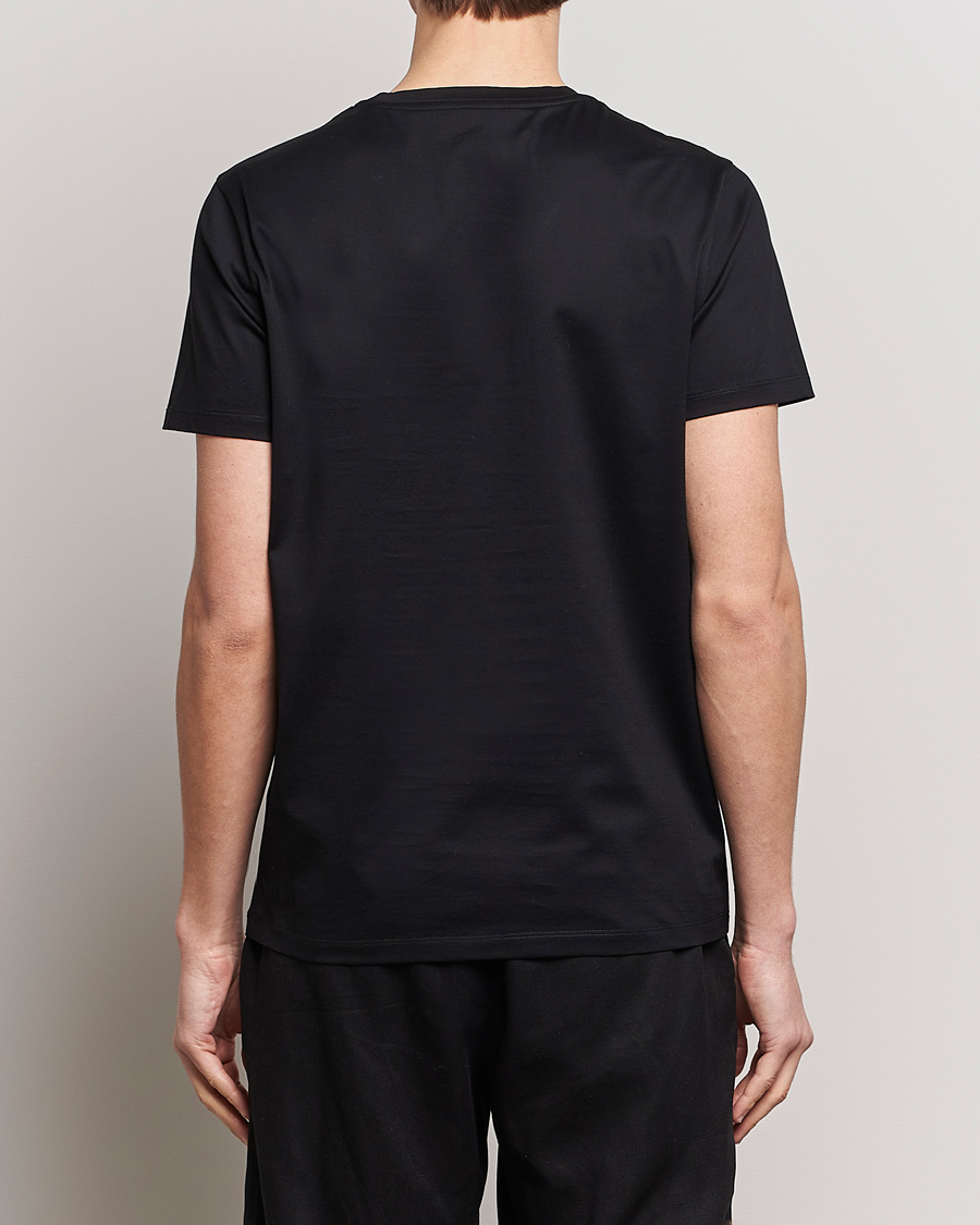 Men | T-Shirts | Moncler | Double Logo T-Shirt Black