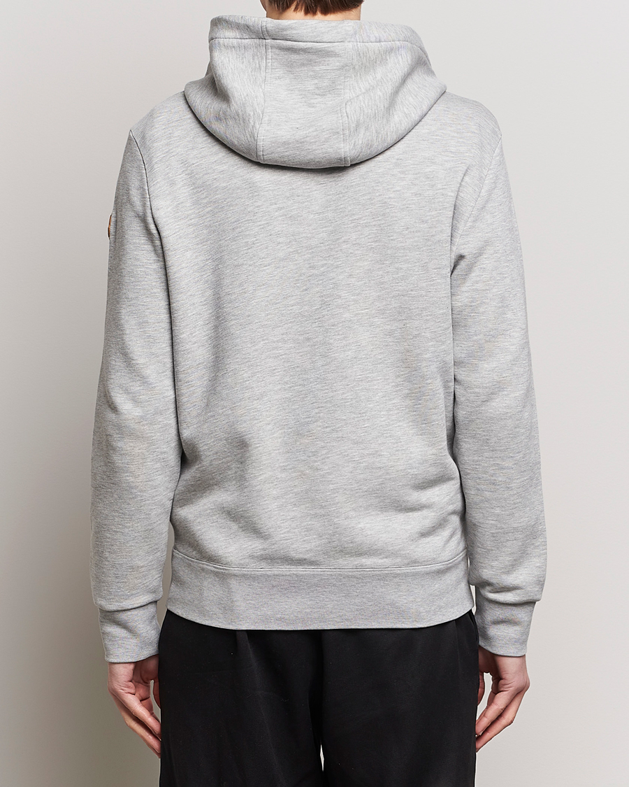 Men | Sweaters & Knitwear | Moncler | Full Zip Hoodie Light Grey