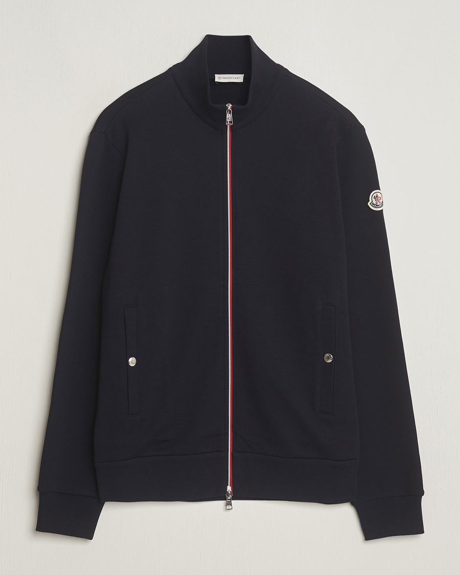 Men | Sweaters & Knitwear | Moncler | Full Zip Cardigan Navy