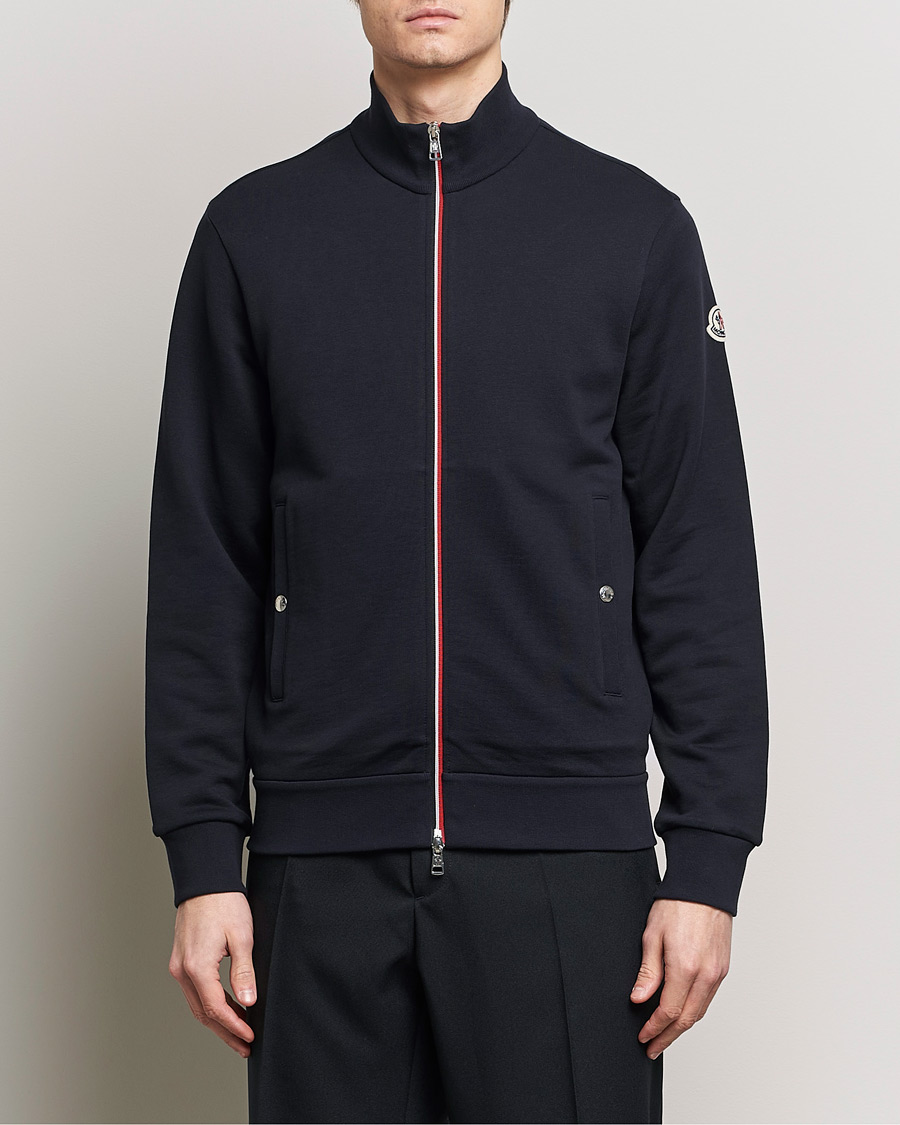Men | Sweaters & Knitwear | Moncler | Full Zip Cardigan Navy