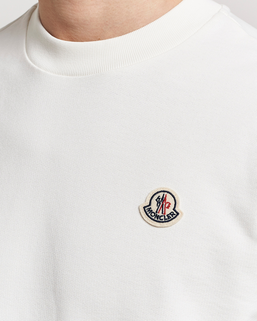 Men | Sweaters & Knitwear | Moncler | Logo Sweatshirt Off White