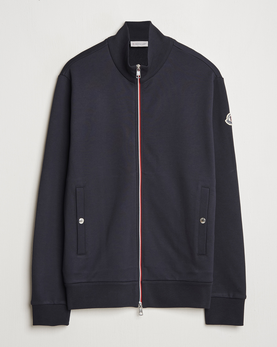 Men | Sweaters & Knitwear | Moncler | Full Zip Cardigan Navy