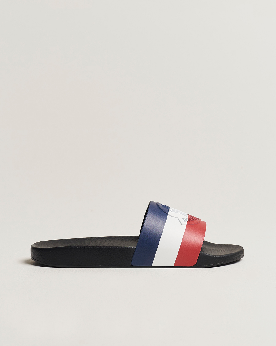 Men | Moncler Basile Slides Black | Moncler | Basile Slides Black