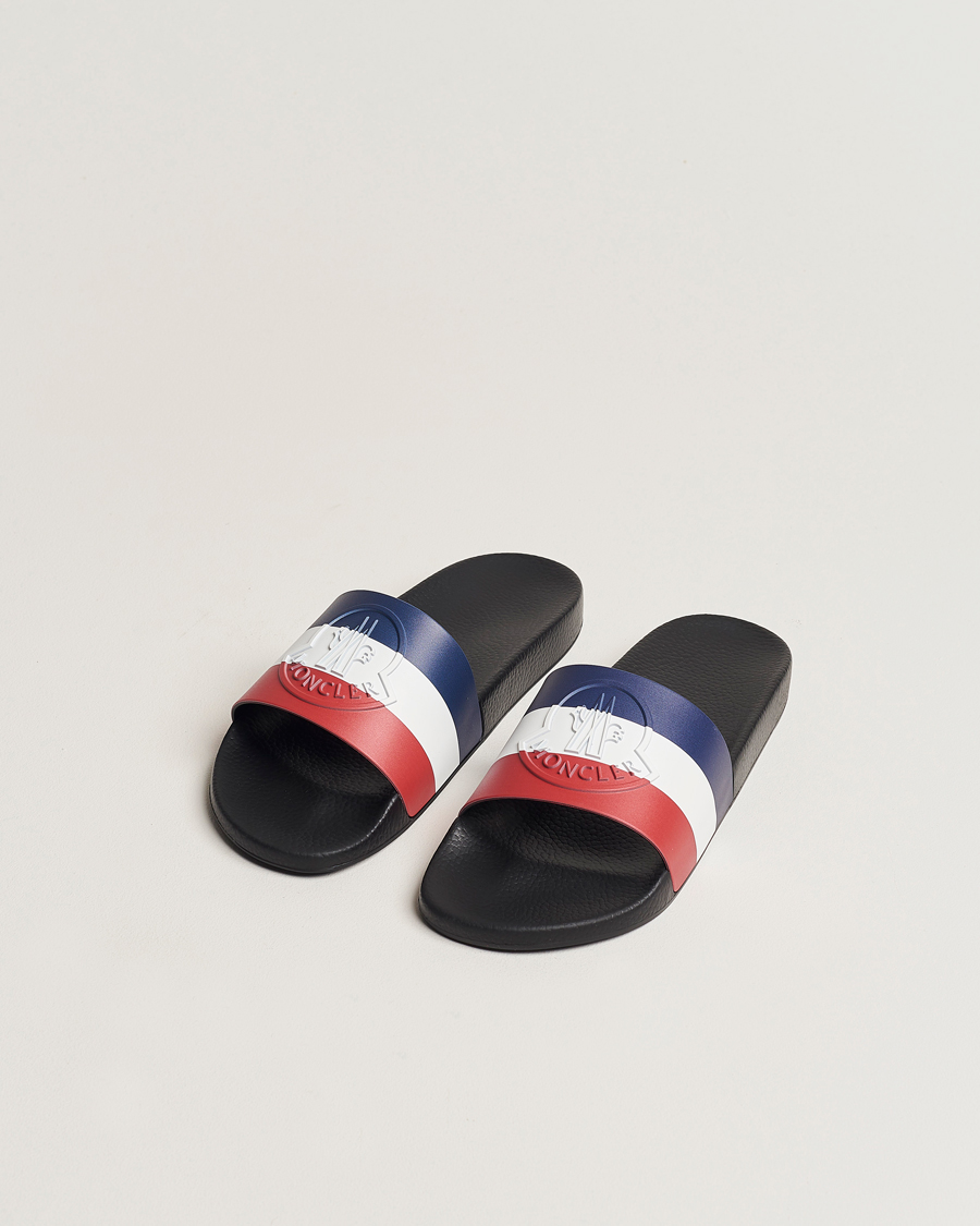 Men | Moncler Basile Slides Black | Moncler | Basile Slides Black