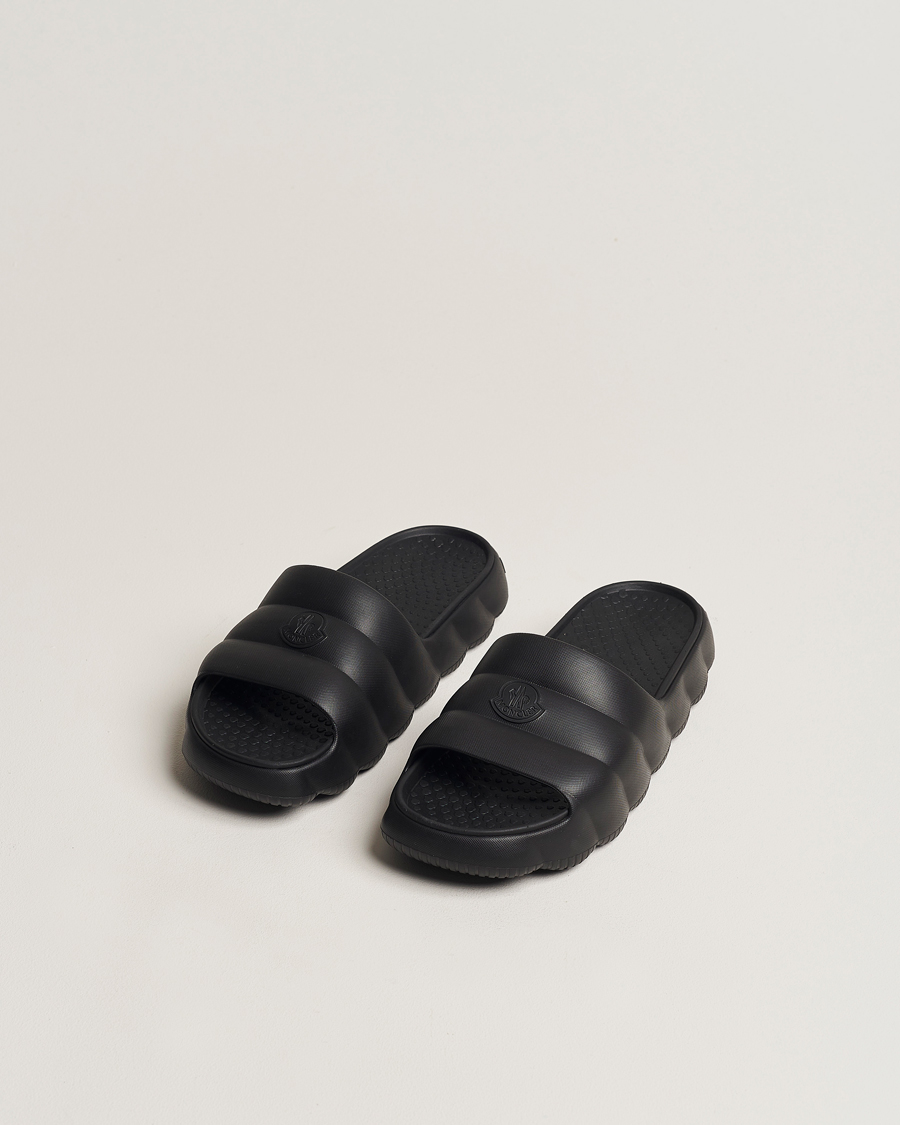 Men | Moncler Lilo Slides Black | Moncler | Lilo Slides Black