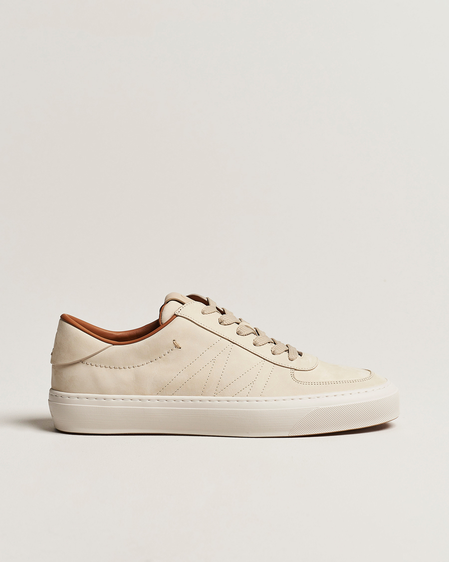 Men | Moncler Monclub Low Sneakers Off White | Moncler | Monclub Low Sneakers Off White