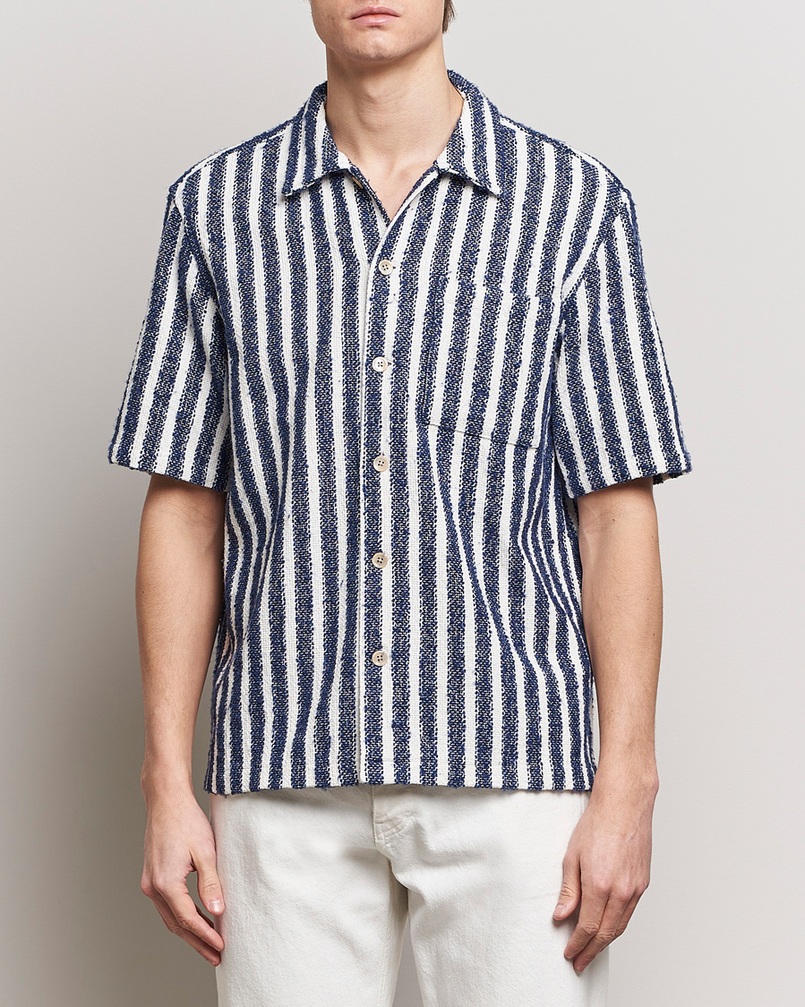 Sunflower Spacey Shirt Navy Stripe at CareOfCarl.com