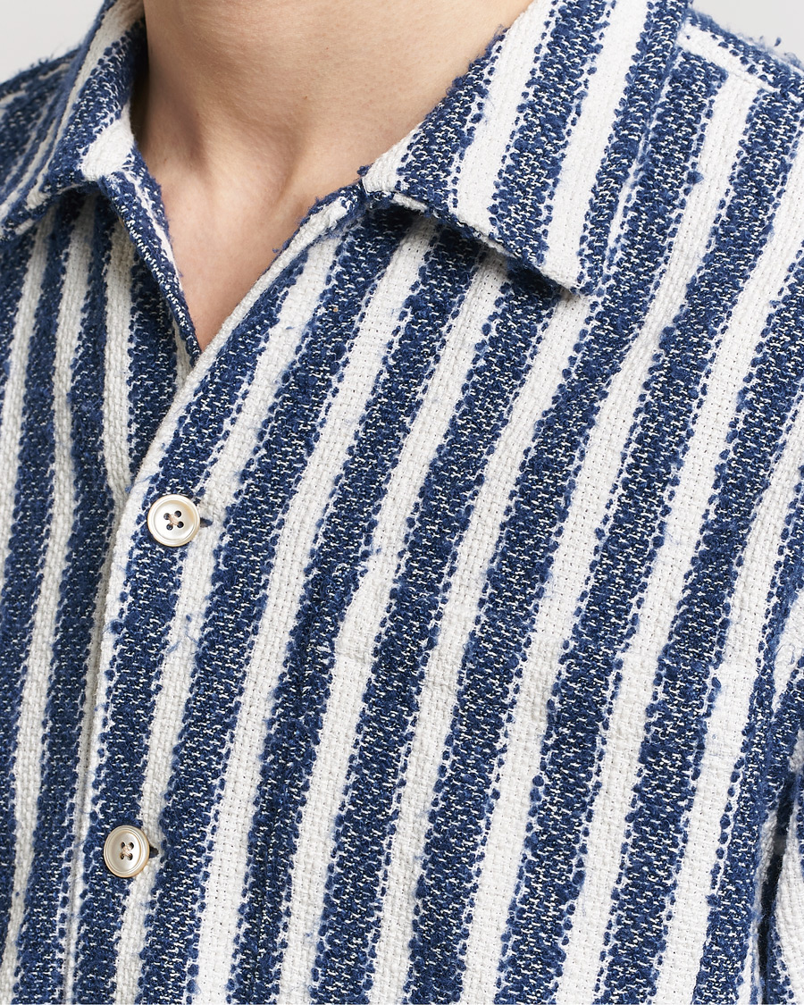 Men | Shirts | Sunflower | Spacey Shirt Navy Stripe