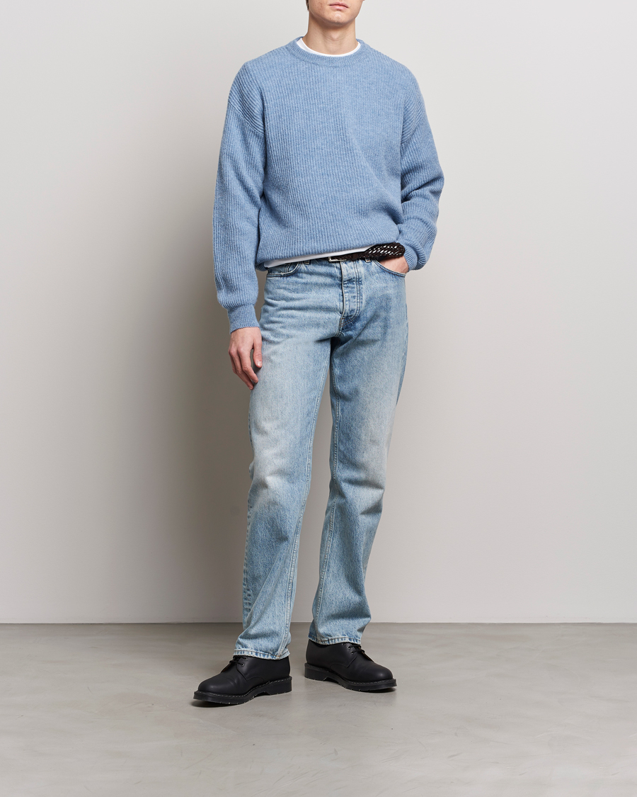 Men | Sweaters & Knitwear | Sunflower | Air Rib Knit Blue