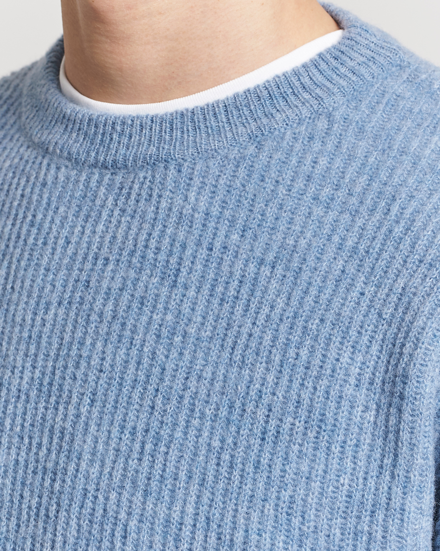 Men | Sweaters & Knitwear | Sunflower | Air Rib Knit Blue