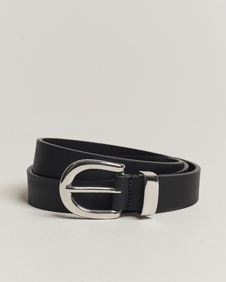 Men | Sunflower Simple Belt 2,5 cm Black | Sunflower | Simple Belt 2,5 cm Black