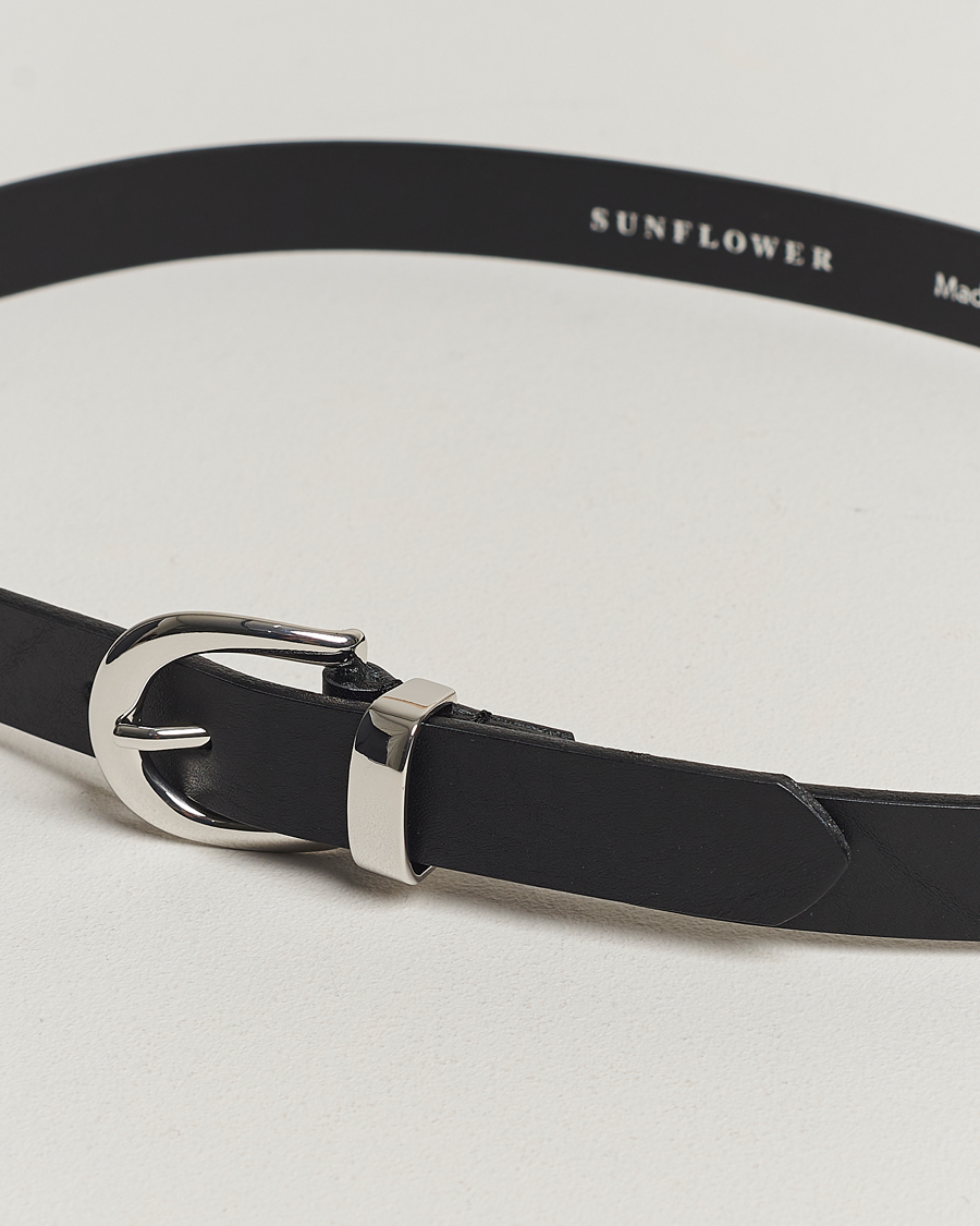 Men | Sunflower Simple Belt 2,5 cm Black | Sunflower | Simple Belt 2,5 cm Black