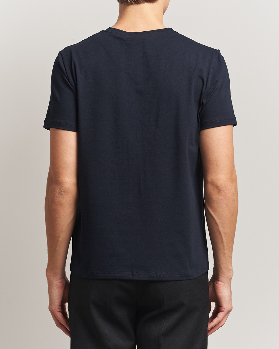 Men | T-Shirts | Filippa K | Organic Cotton V-Neck T-Shirt Navy