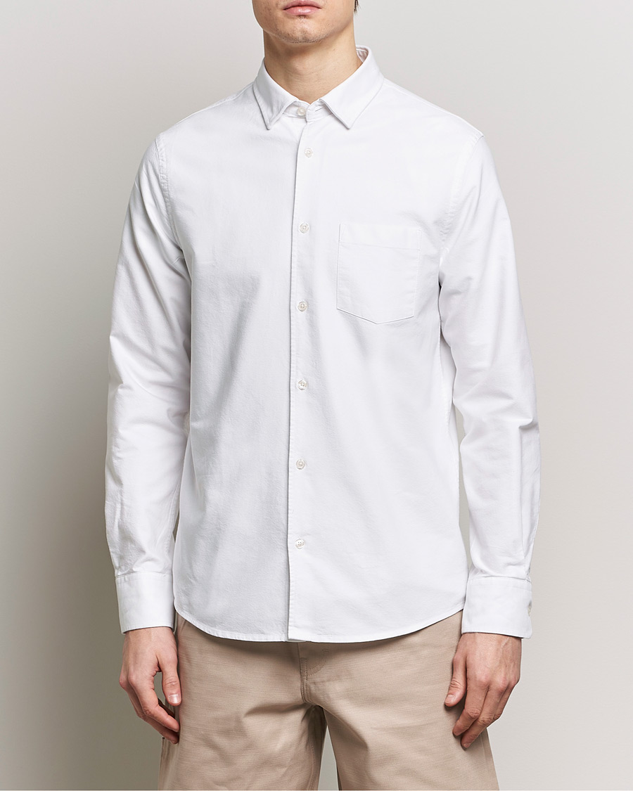 Men | Casual | Filippa K | Tim Oxford Shirt White