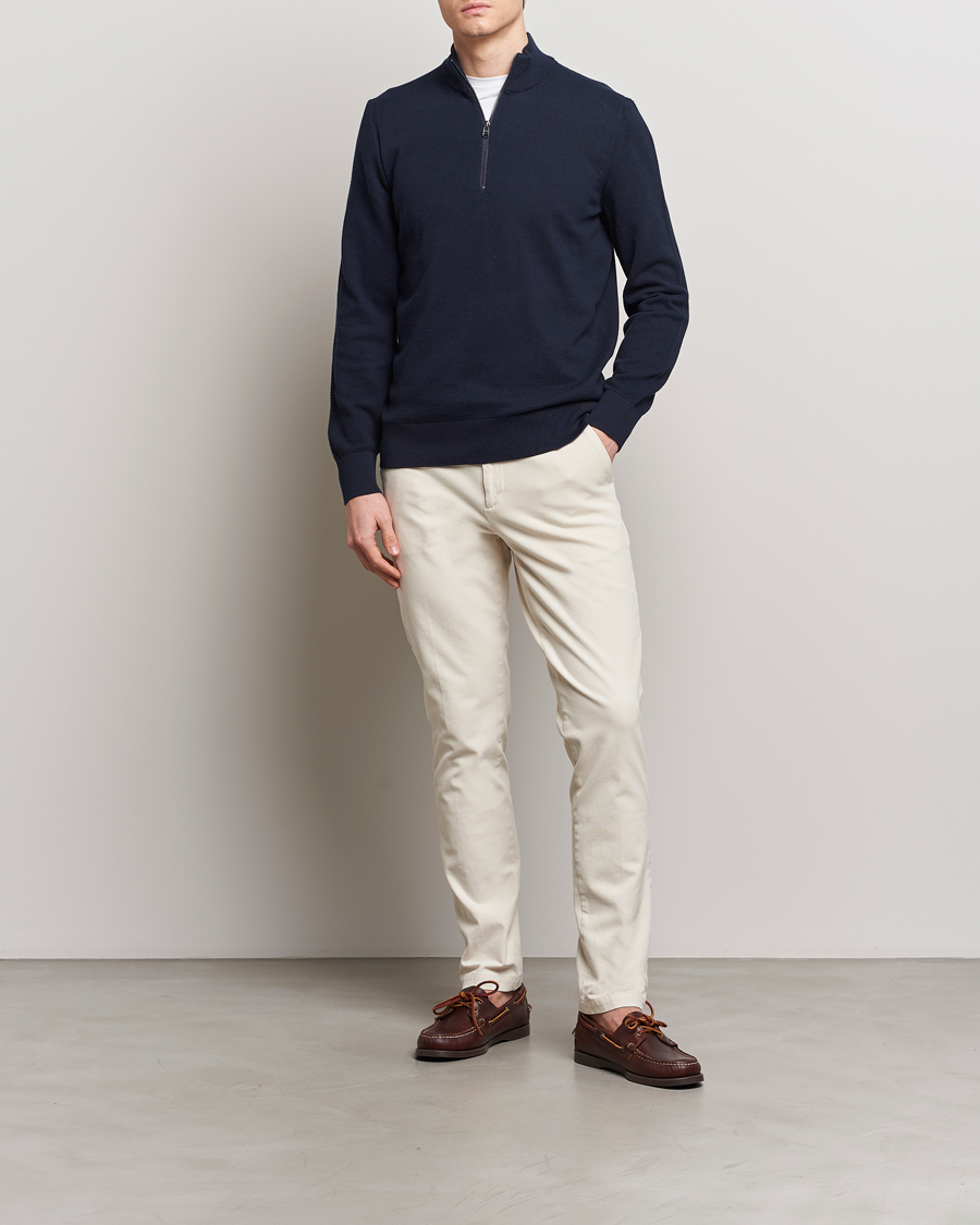 Men | Trousers | BOSS BLACK | Kaito1 Cotton Chinos Open White