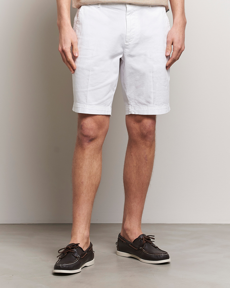 Men | What's new | BOSS BLACK | Slice Cotton Shorts White