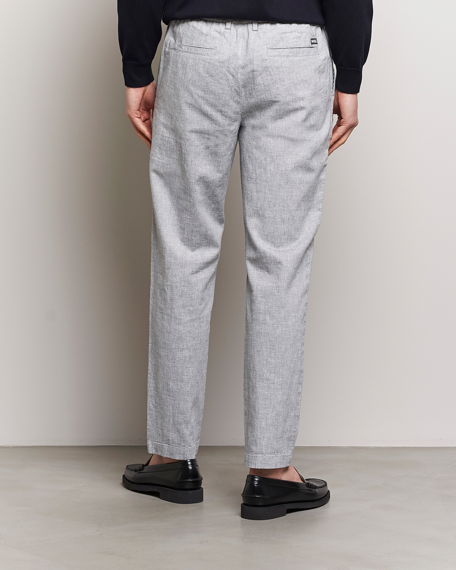 Men | Trousers | BOSS BLACK | Kane Drawstring Pants Light Blue