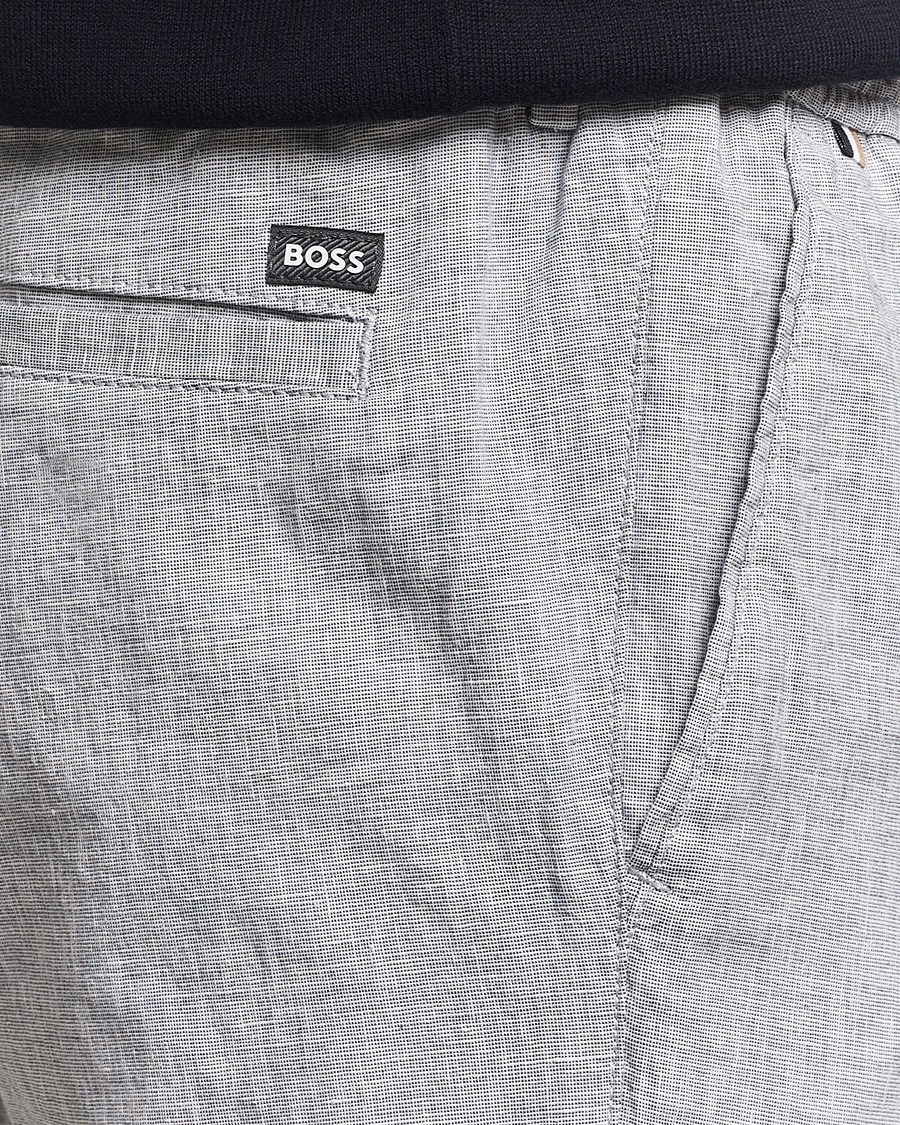 Men | Trousers | BOSS BLACK | Kane Drawstring Pants Light Blue
