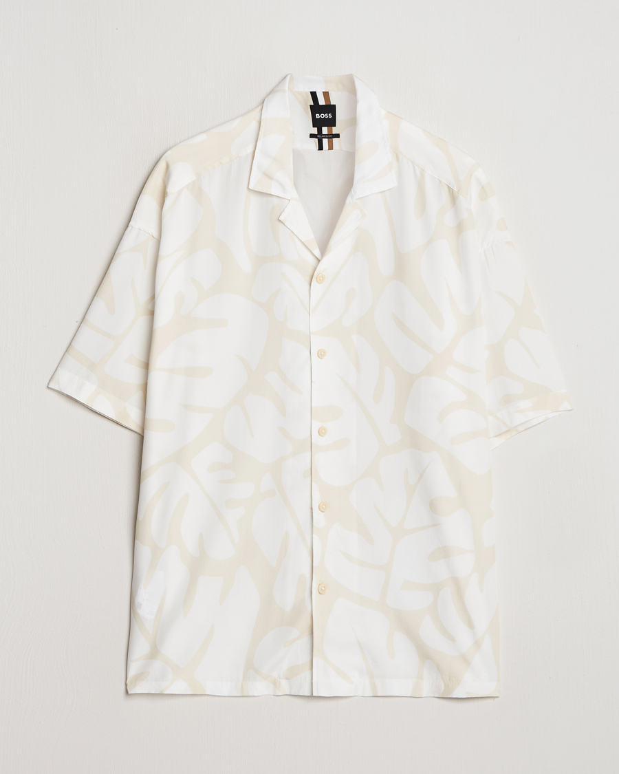 Men | Shirts | BOSS BLACK | Drew Short Sleeve Shirt Open White