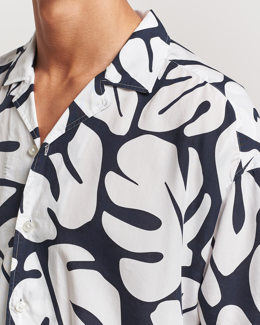 Men | Shirts | BOSS BLACK | Drew Short Sleeve Shirt Dark Blue