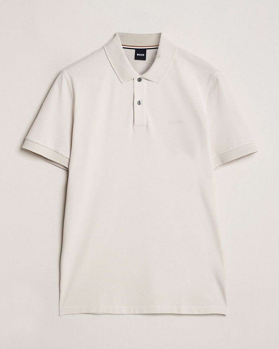 Men | Polo Shirts | BOSS BLACK | Pallas Polo Open White
