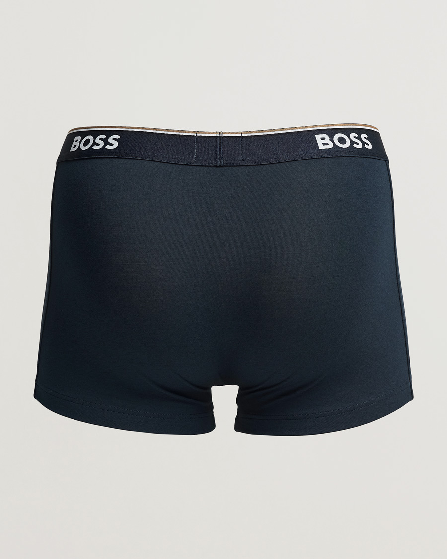Men |  | BOSS BLACK | 3-Pack Cotton Trunk Black/White/Blue