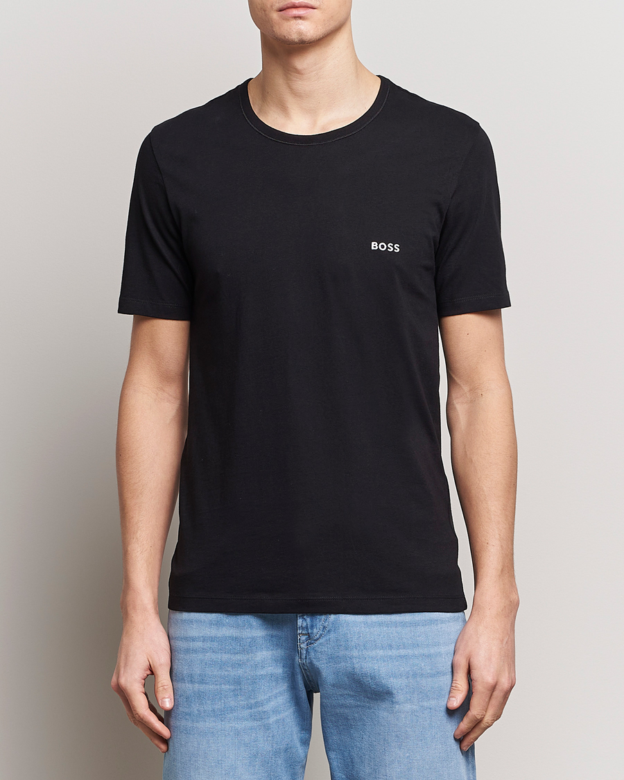 Men |  | BOSS BLACK | 3-Pack Crew Neck T-Shirt Black/White/Red