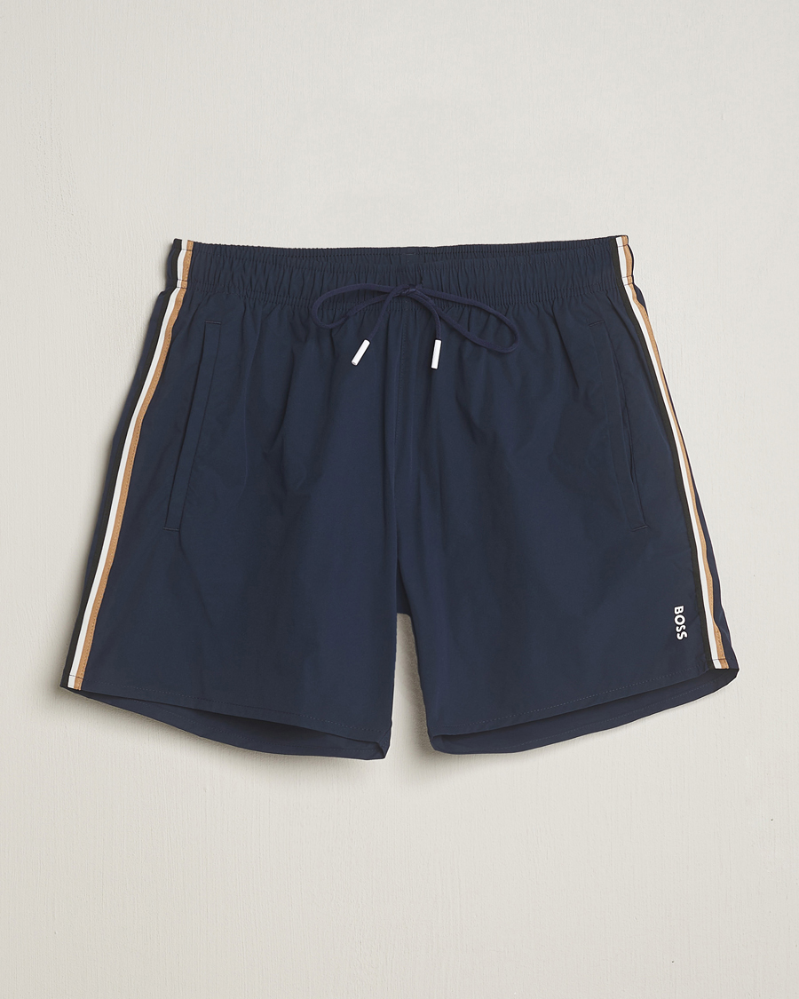 Men | Swimwear | BOSS BLACK | Iconic Swimshorts Navy