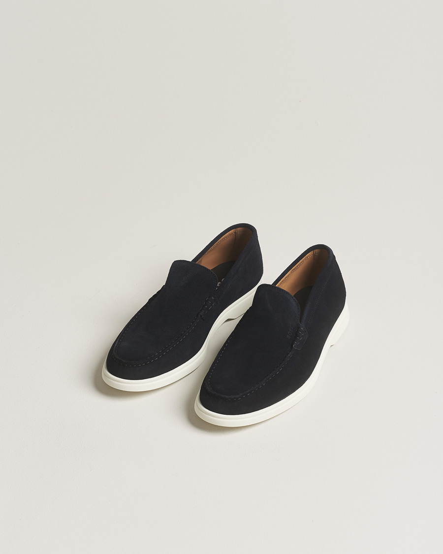 Men | BOSS BLACK Sienne Suede Loafer Dark Blue | BOSS BLACK | Sienne Suede Loafer Dark Blue