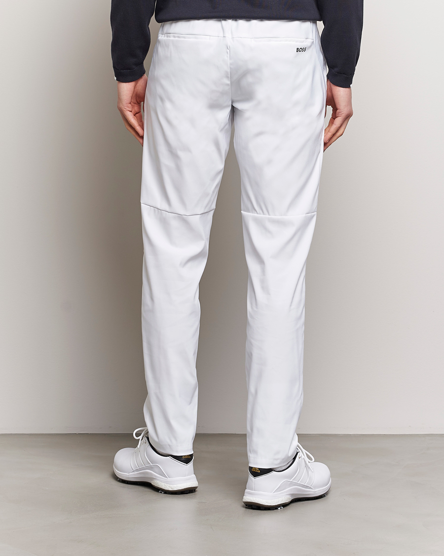 Men | Trousers | BOSS GREEN | Phoenix Golf Trousers White