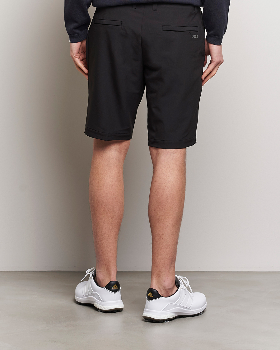 Men | Shorts | BOSS GREEN | Commuter Golf Shorts Black
