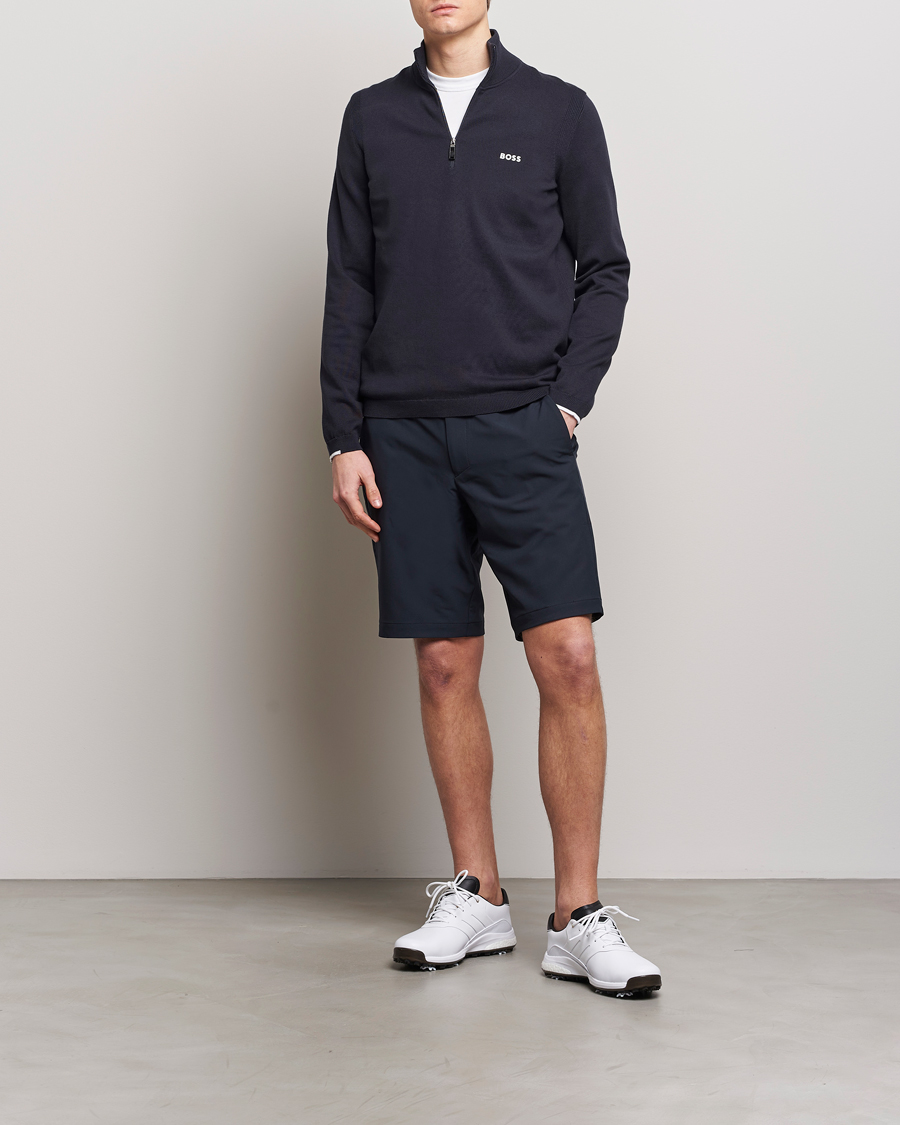 Men | Shorts | BOSS GREEN | Commuter Golf Shorts Dark Blue