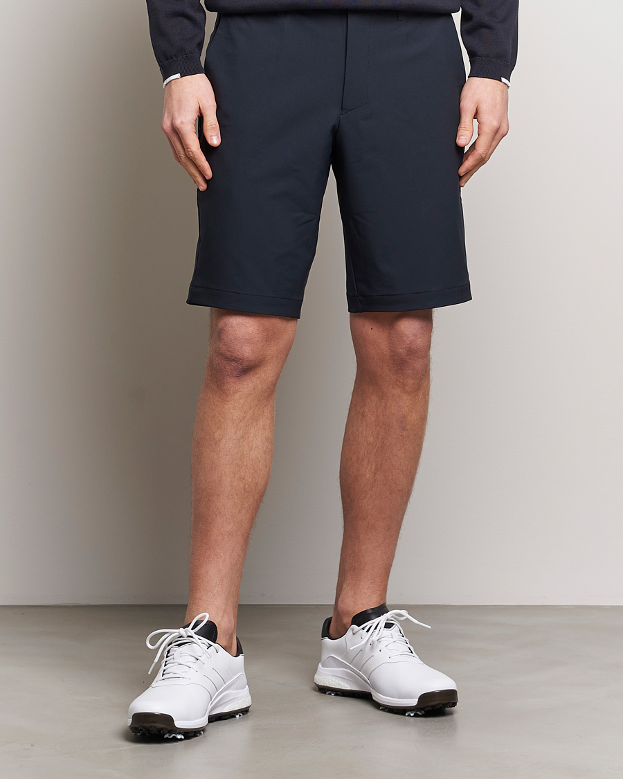 Men | Functional shorts | BOSS GREEN | Commuter Golf Shorts Dark Blue