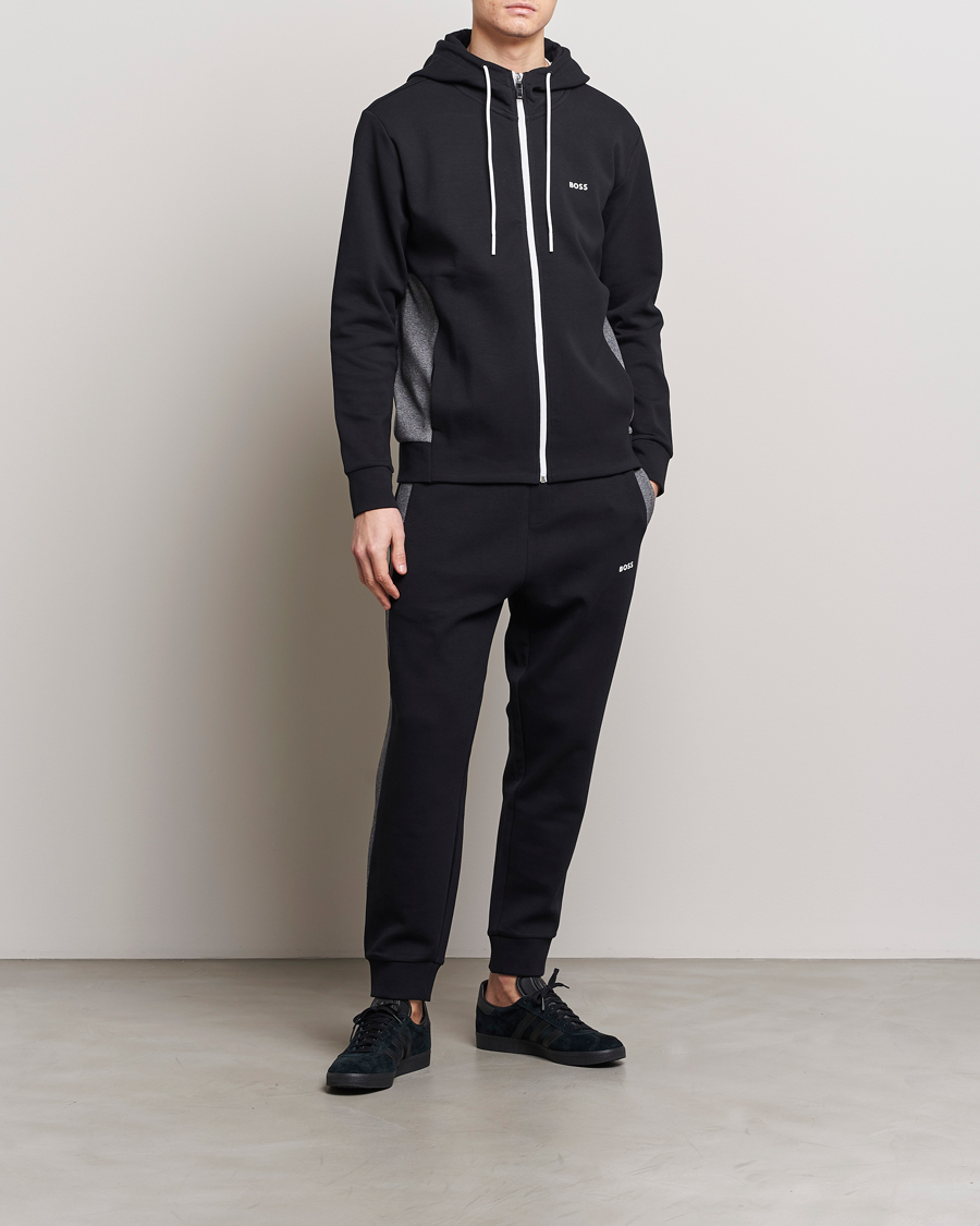 Men | Trousers | BOSS GREEN | Tracksuit Set Black