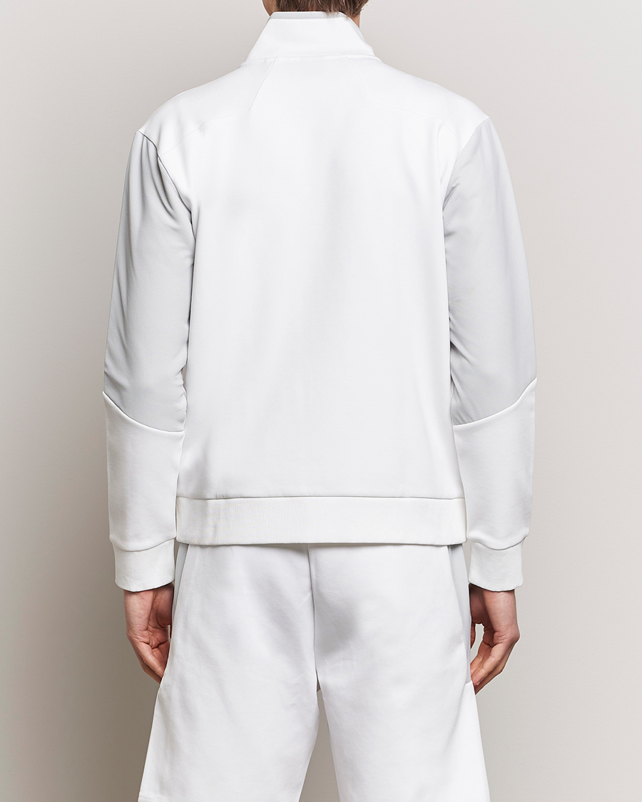 Men | Sweaters & Knitwear | BOSS GREEN | Skaz Full Zip Hoodie White