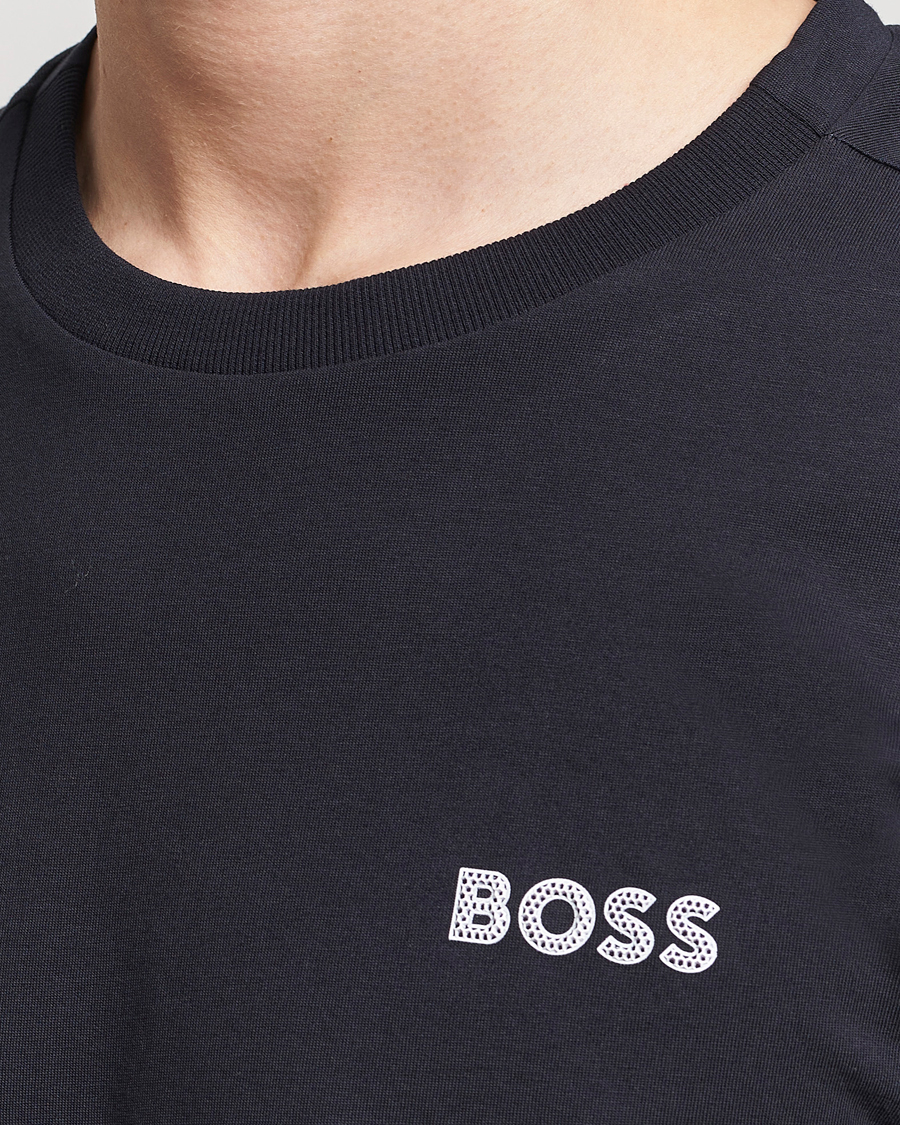 Men | T-Shirts | BOSS GREEN | Crew Neck T-Shirt Dark Blue