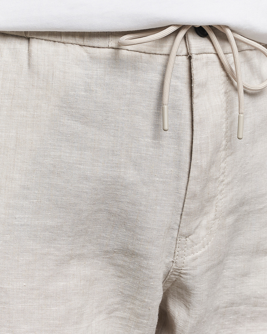 Men | Trousers | BOSS ORANGE | Sanderson Linen Pants Light Beige