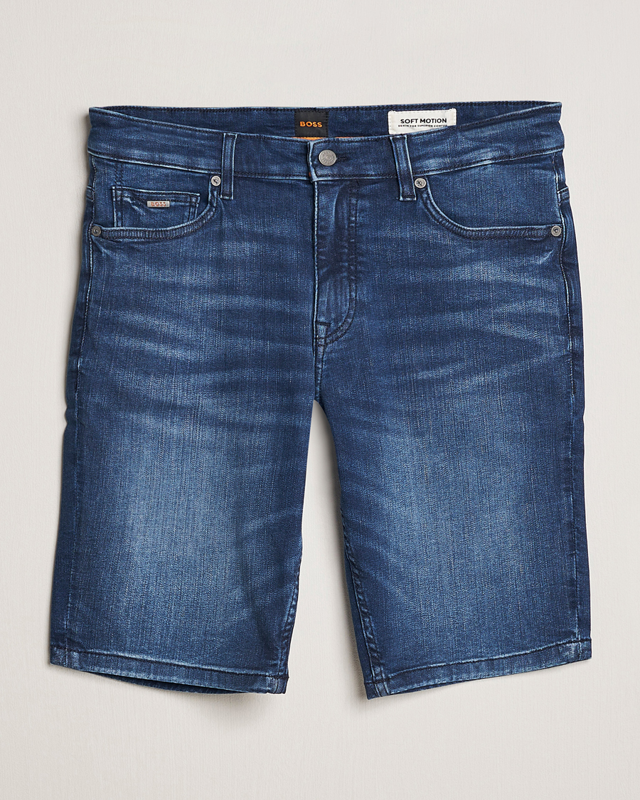 Men | Shorts | BOSS ORANGE | Delaware Jeans Shorts Navy